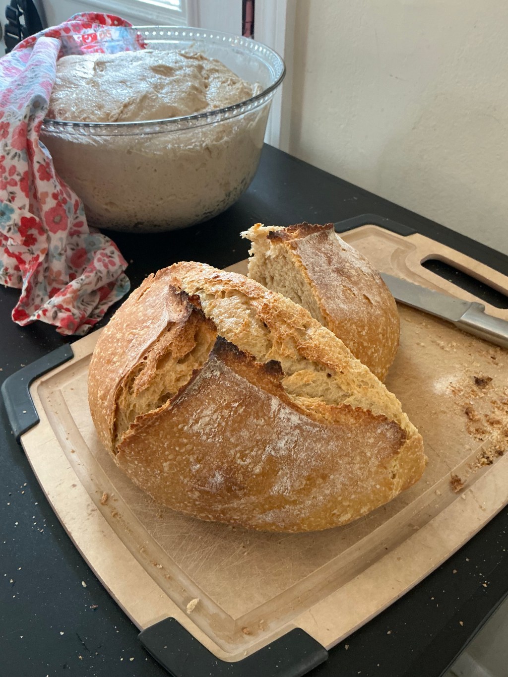 My Half Whole Wheat Sourdough&nbsp;Recipe